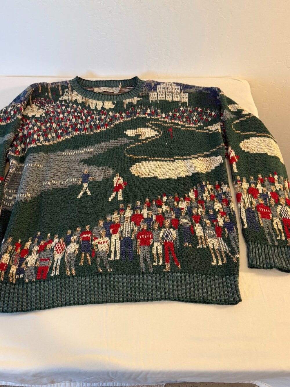 Vintage Crossings Golf Tournament Sweater XL 90s Cotton Grandpa Country Club